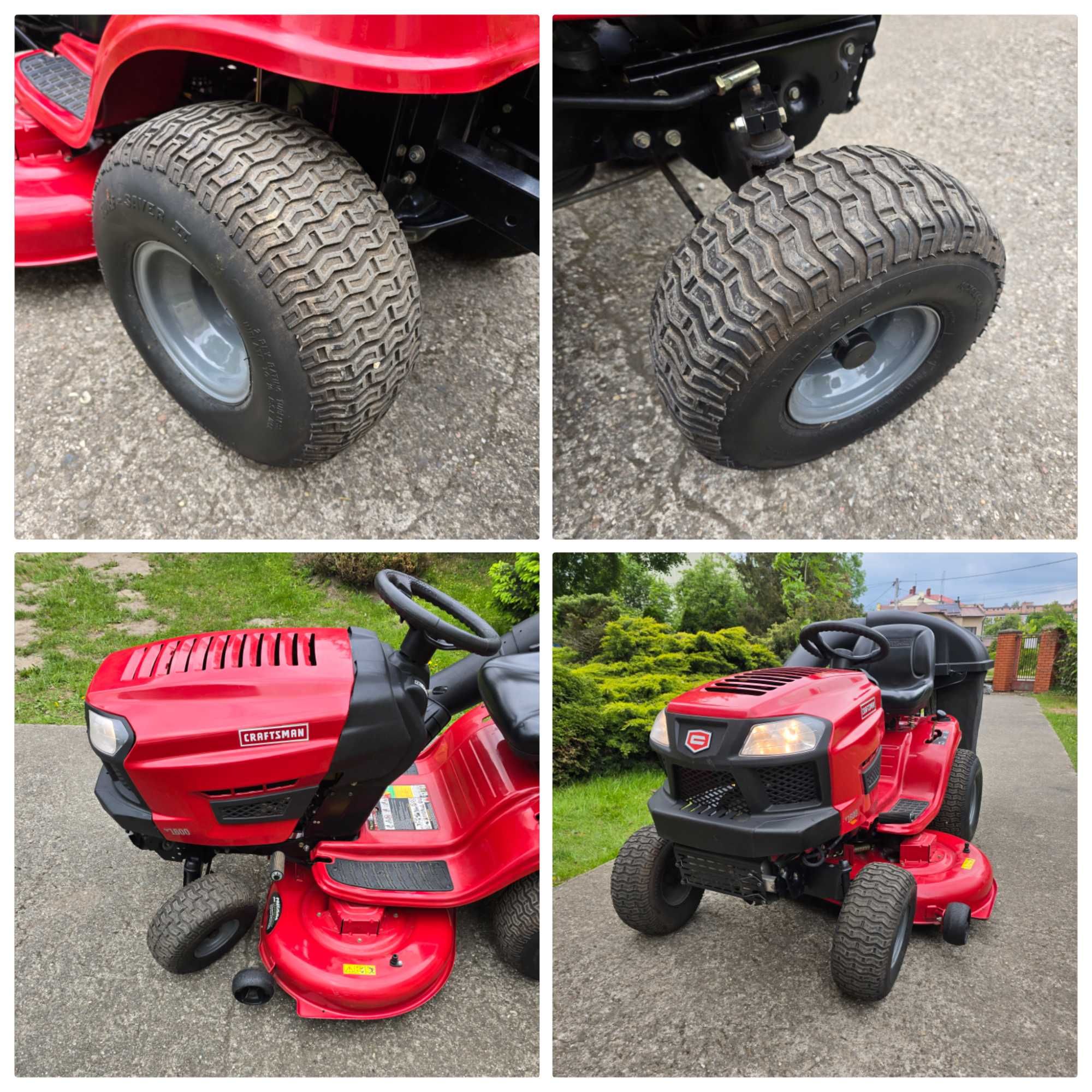 Traktorek kosiarka Craftsman Husqvarna 19KM B&S pompa Automat JAK NOWY