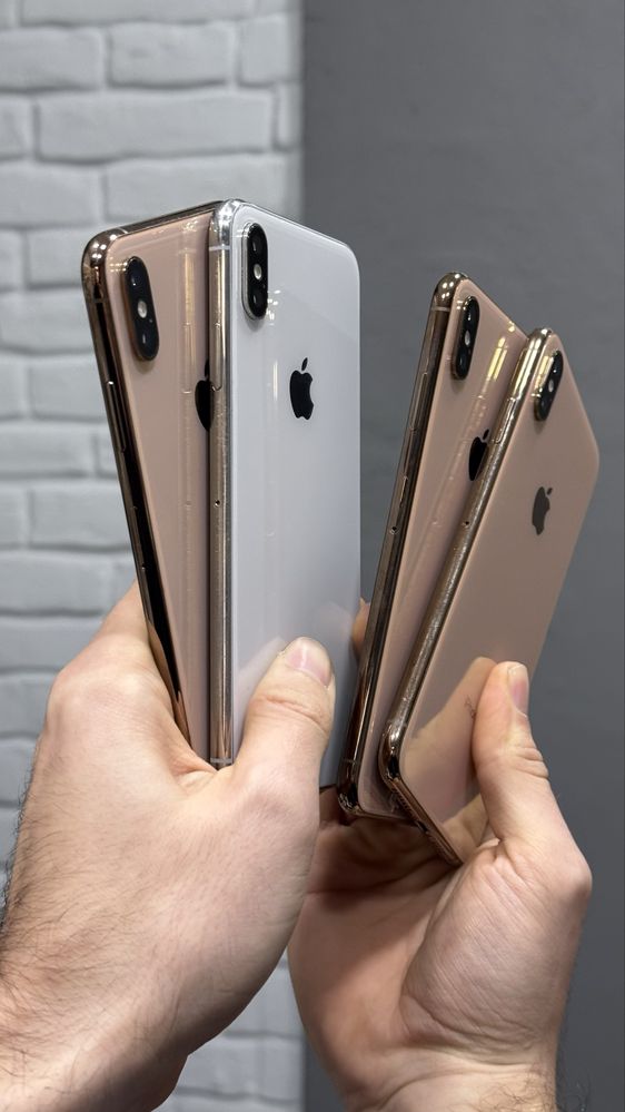 Iphone XS max 64/256gb gold, silver 100% батарея