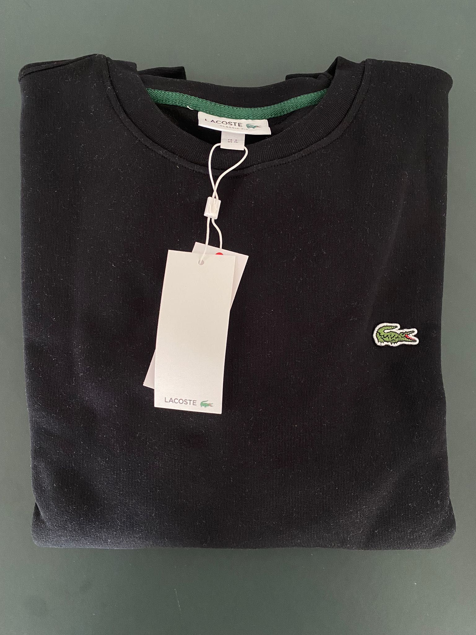 Sweat Preta Lacoste
