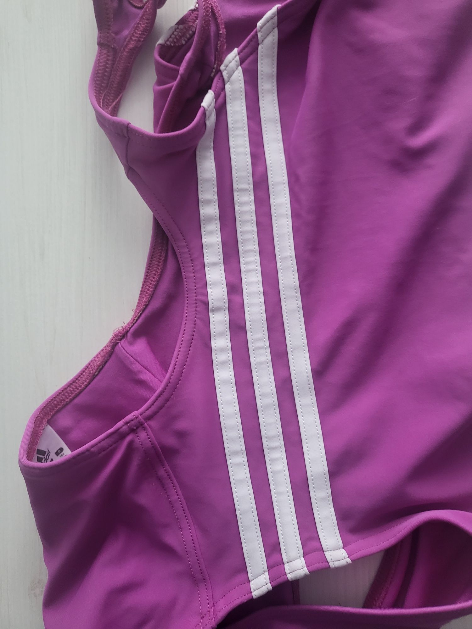 Strój kąpielowy adidas fioletowy 164 cm