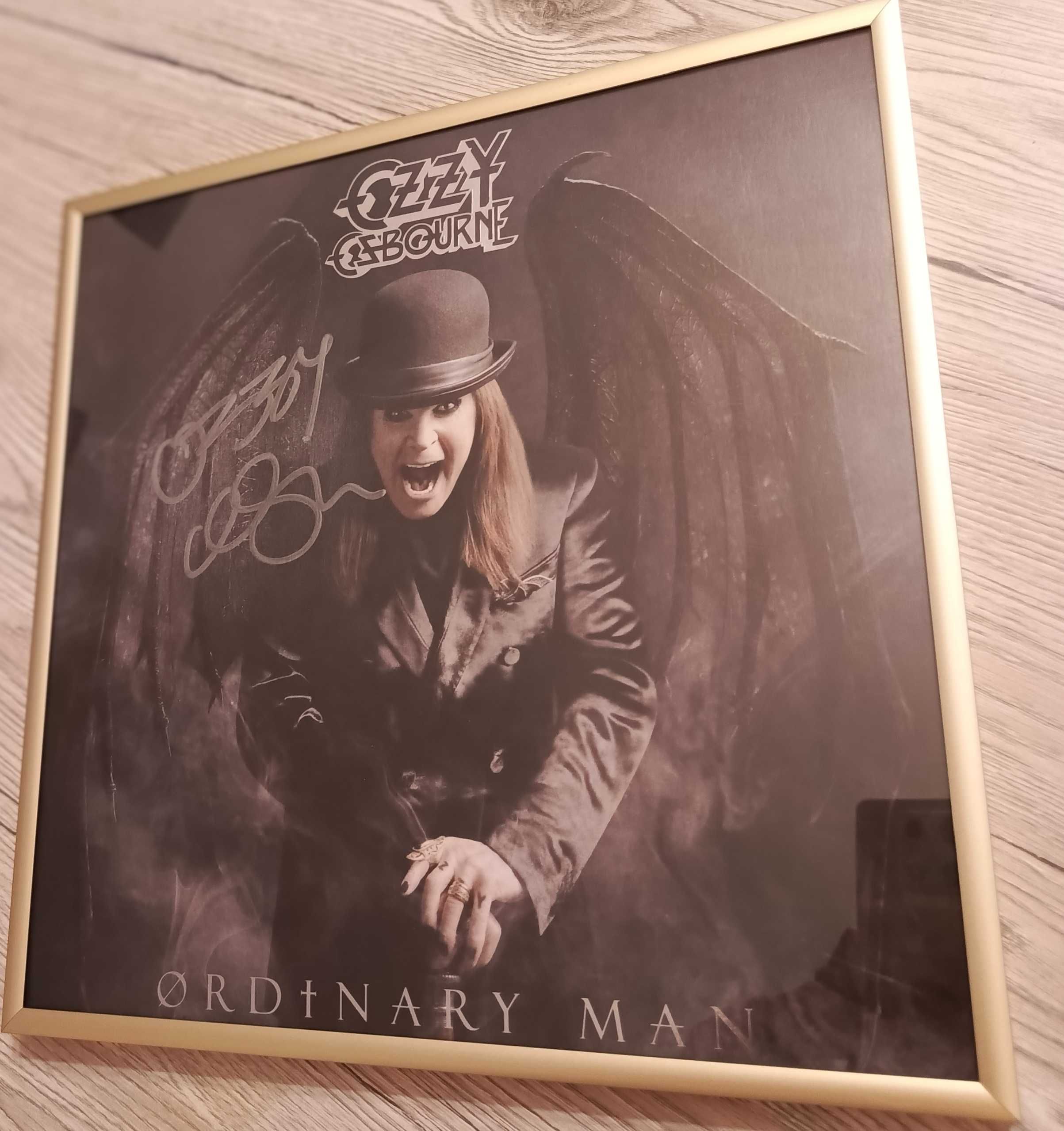 Ozzy Osbourne Signed Ordinary Man Limited Edition LP Autograf Podpis
