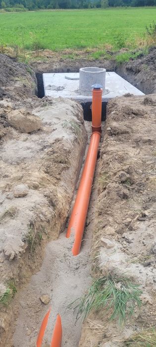 Kanalizacja ,Drenaże, Odwodnenia,  Roboty ziemne różnego rodz