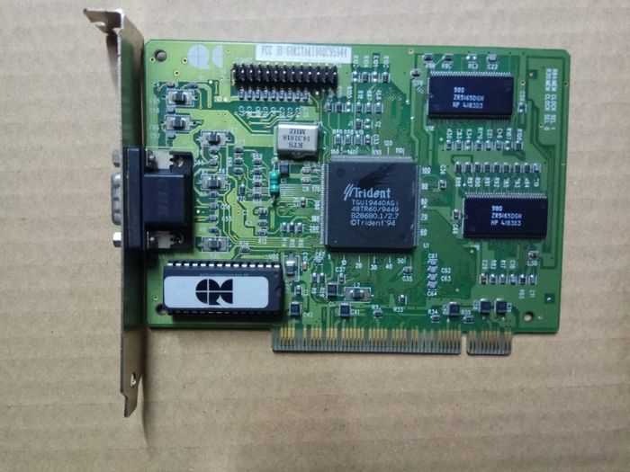 Placa Gráfica PCI Vintage