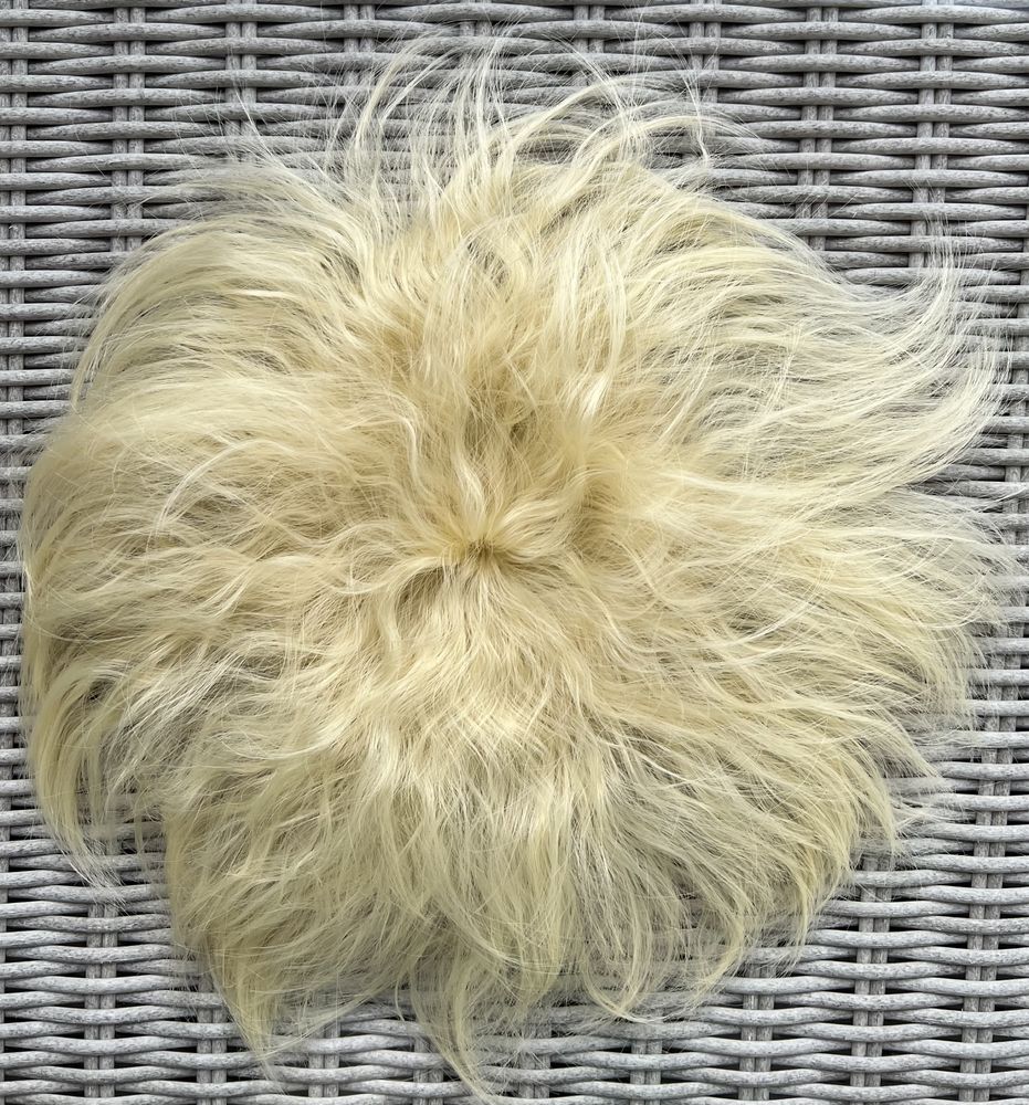 Premium Ultra włosy doczepiane, jasny blond, topper, tupet, fale