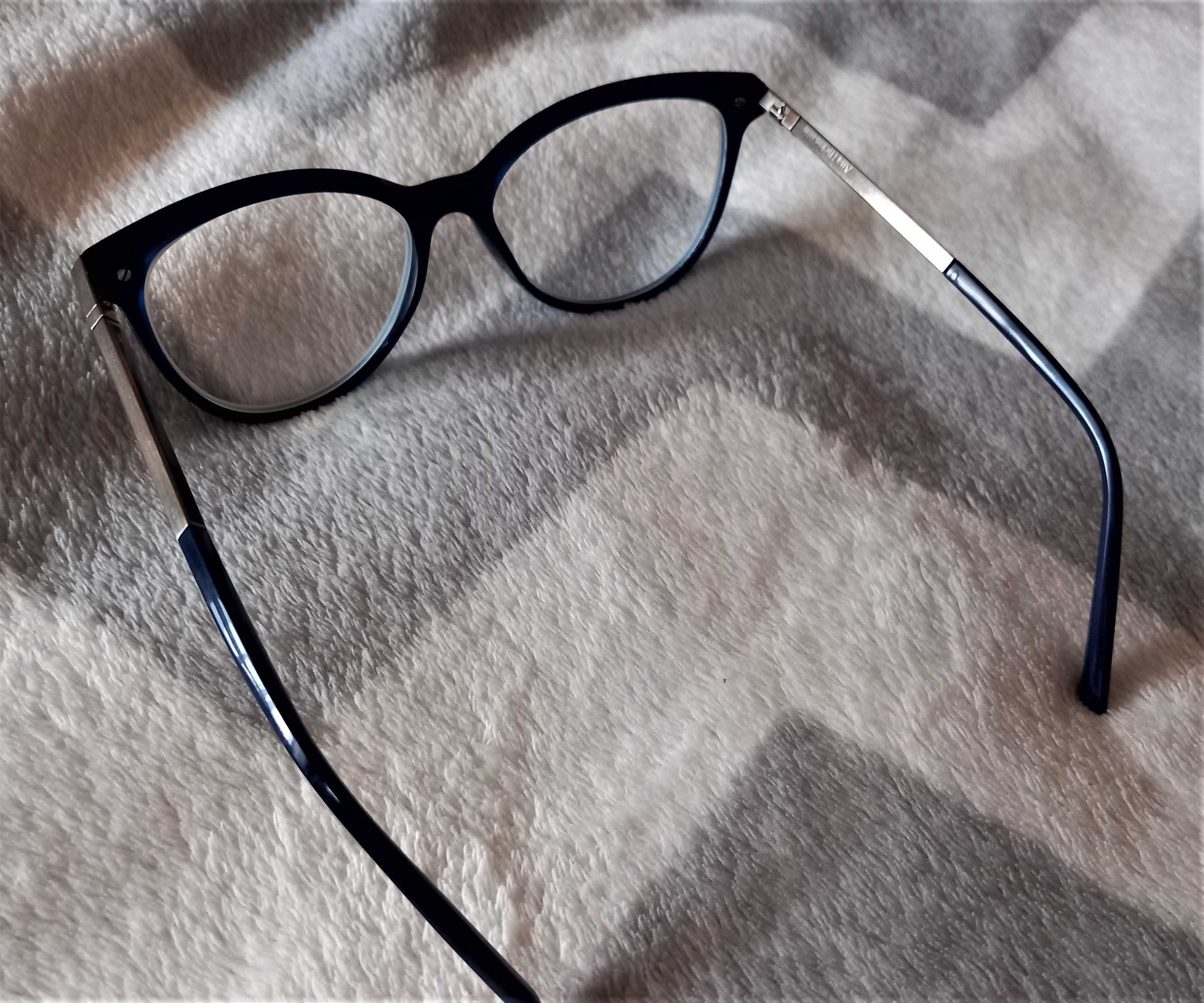 Stylowe okulary Ana Hickmann, krótkowzroczność + Gratis