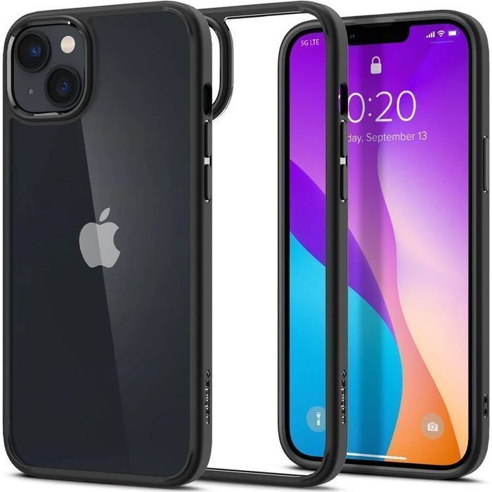 Etui do iPhone 14 Spigen Crystal Hybrid Matte Black