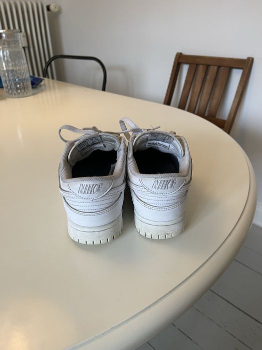 Nike dunk low all white