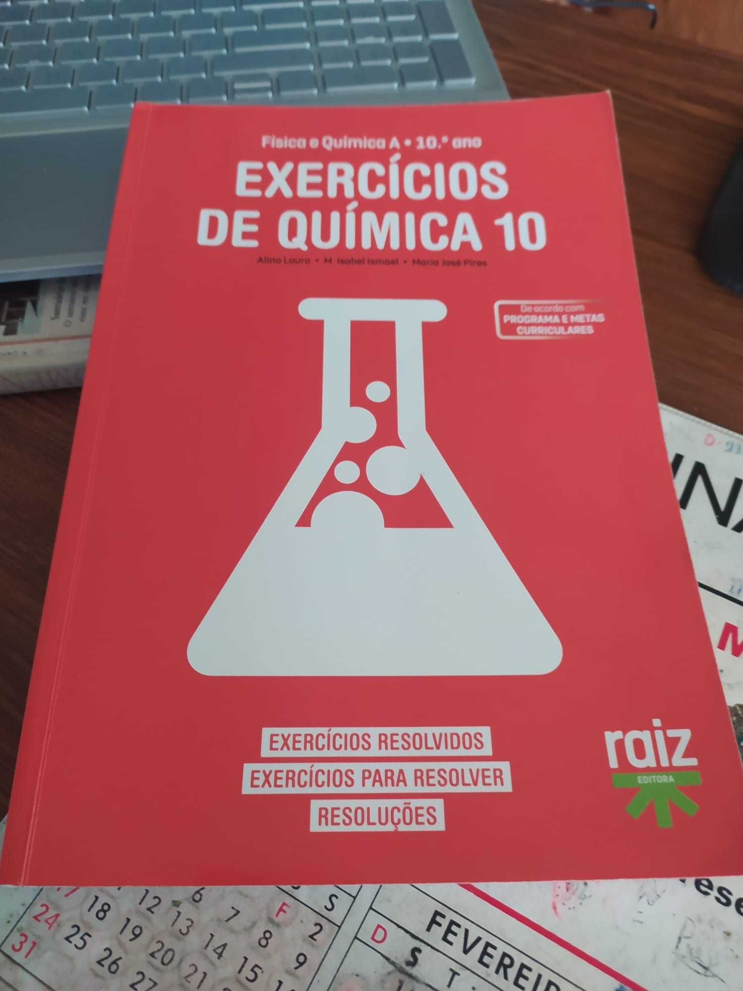 Exercícios Física e Química, 10º e 11º Ano