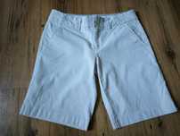 Tommy Hilfiger szorty damskie XXXS beż krem chino sztruks lato