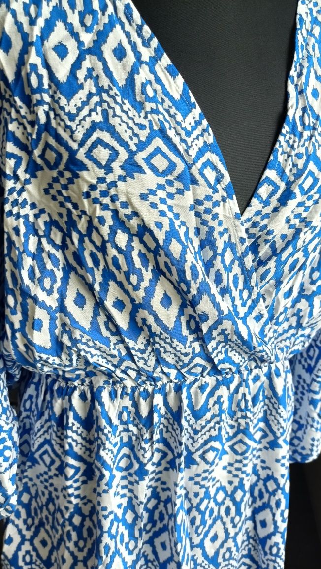 Nowa sukienka plus size 100% wiskoza 46 48 50 na wiosnę i lato