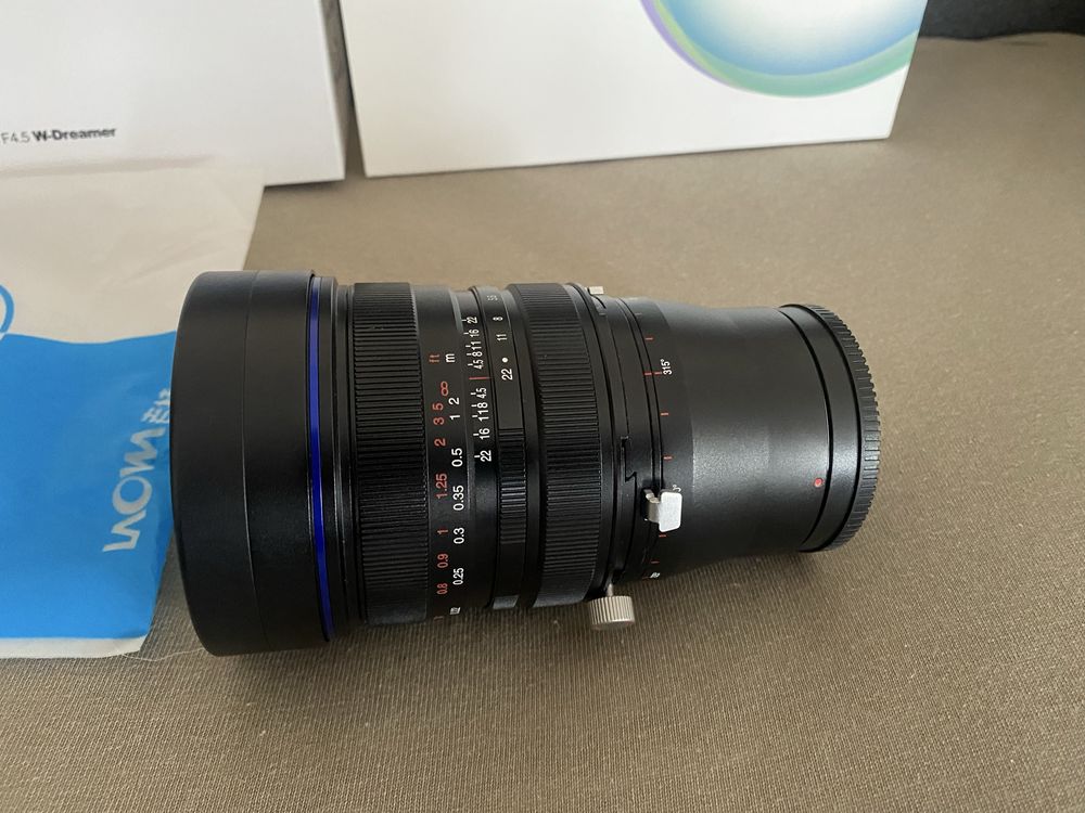 Obiektyw Venus Optics Laowa czarny 15mm f/4,5 Zero-D Shift Sony E