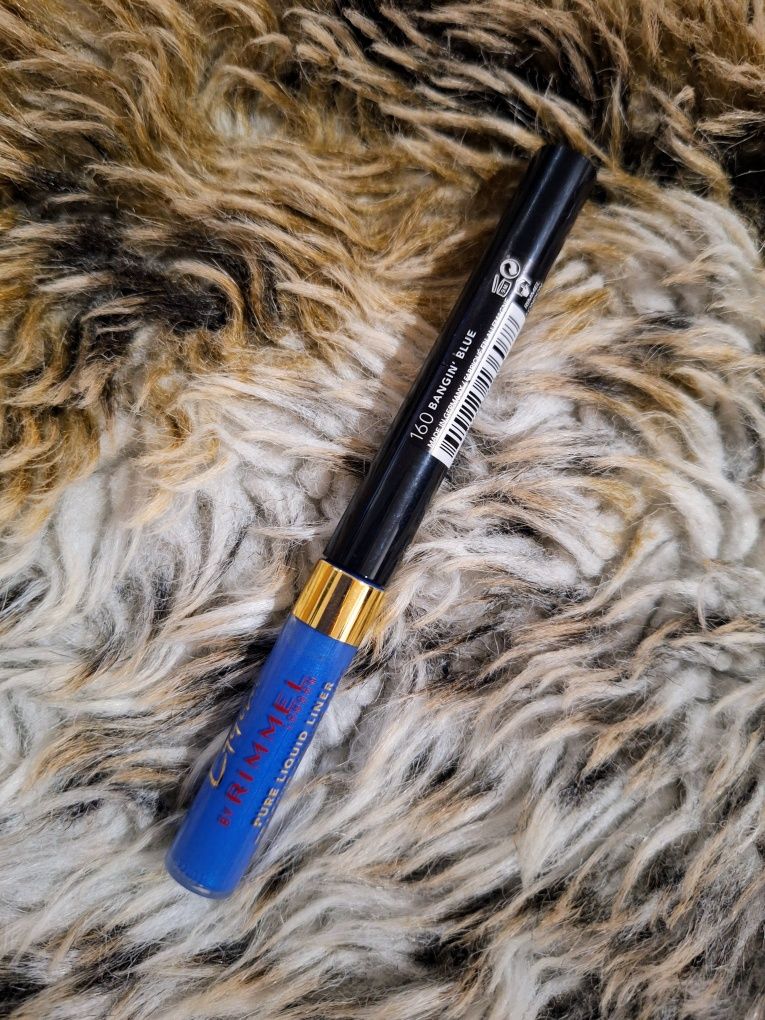 Nowy Eyeliner w płynie Niebieski Rimmel Pure Liquid Liner Bangin' Blue