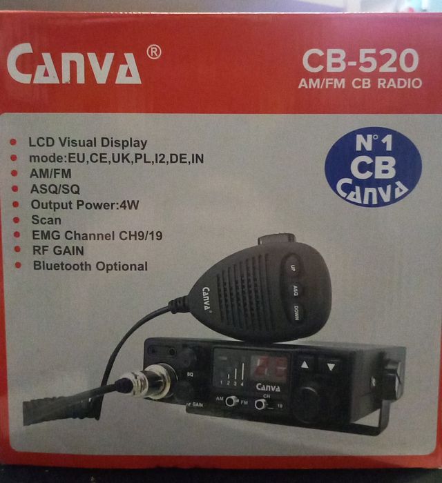 CB RADIO canva CB-520