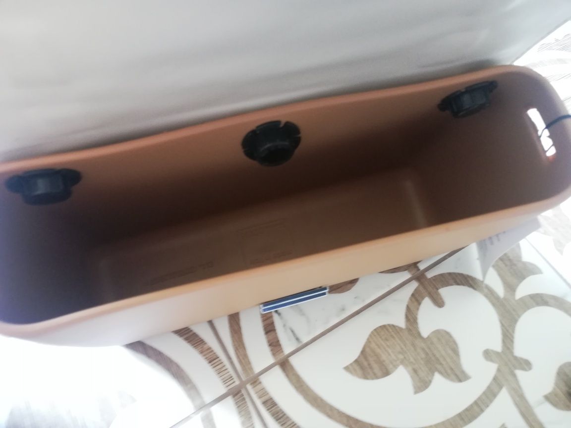 Torebka O bag Obag Glam bambus bambusowa rączka biszkopt klapka