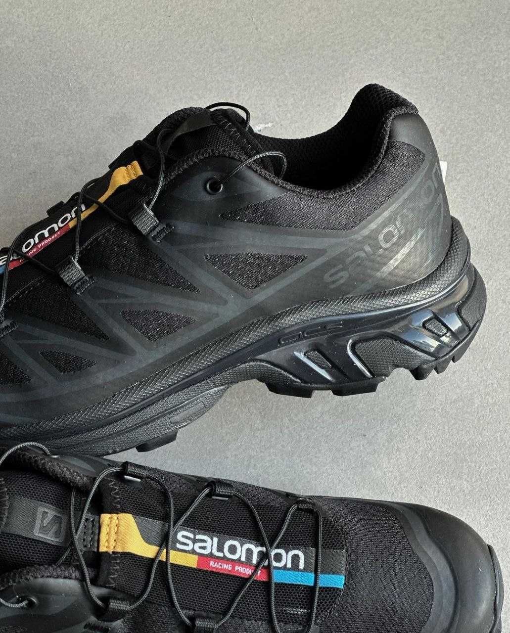 Кроссовки Salomon XT-6 Lab Triple Black. Размер 41-45. Соломон