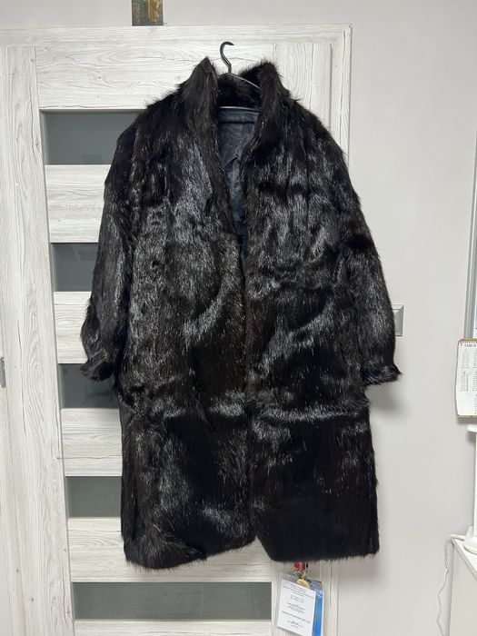 Futro z norek czarne z Gdańskie Zakłady Futrzane