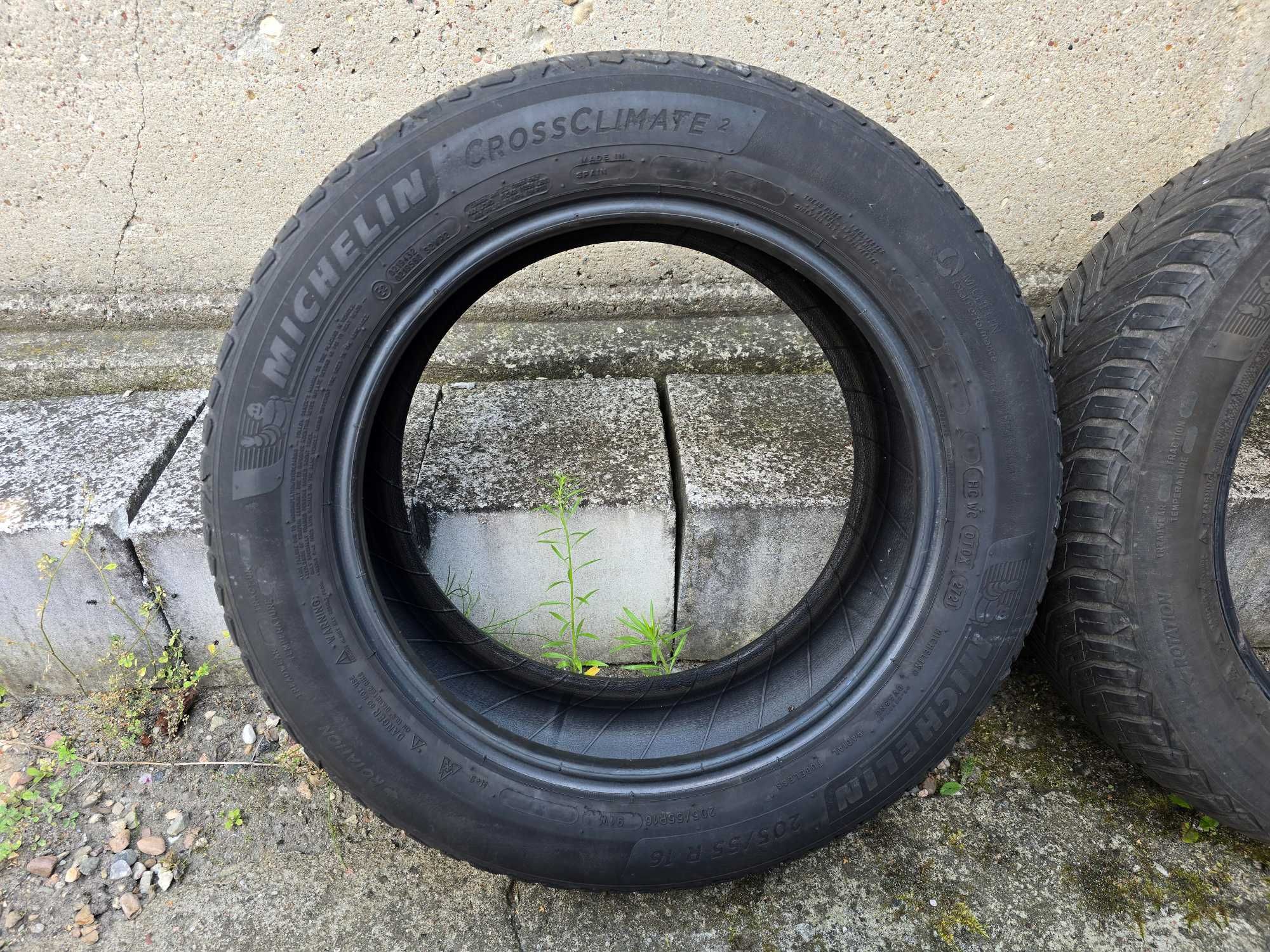 2x Michelin CrossClimate 2 205/55/R16 91W