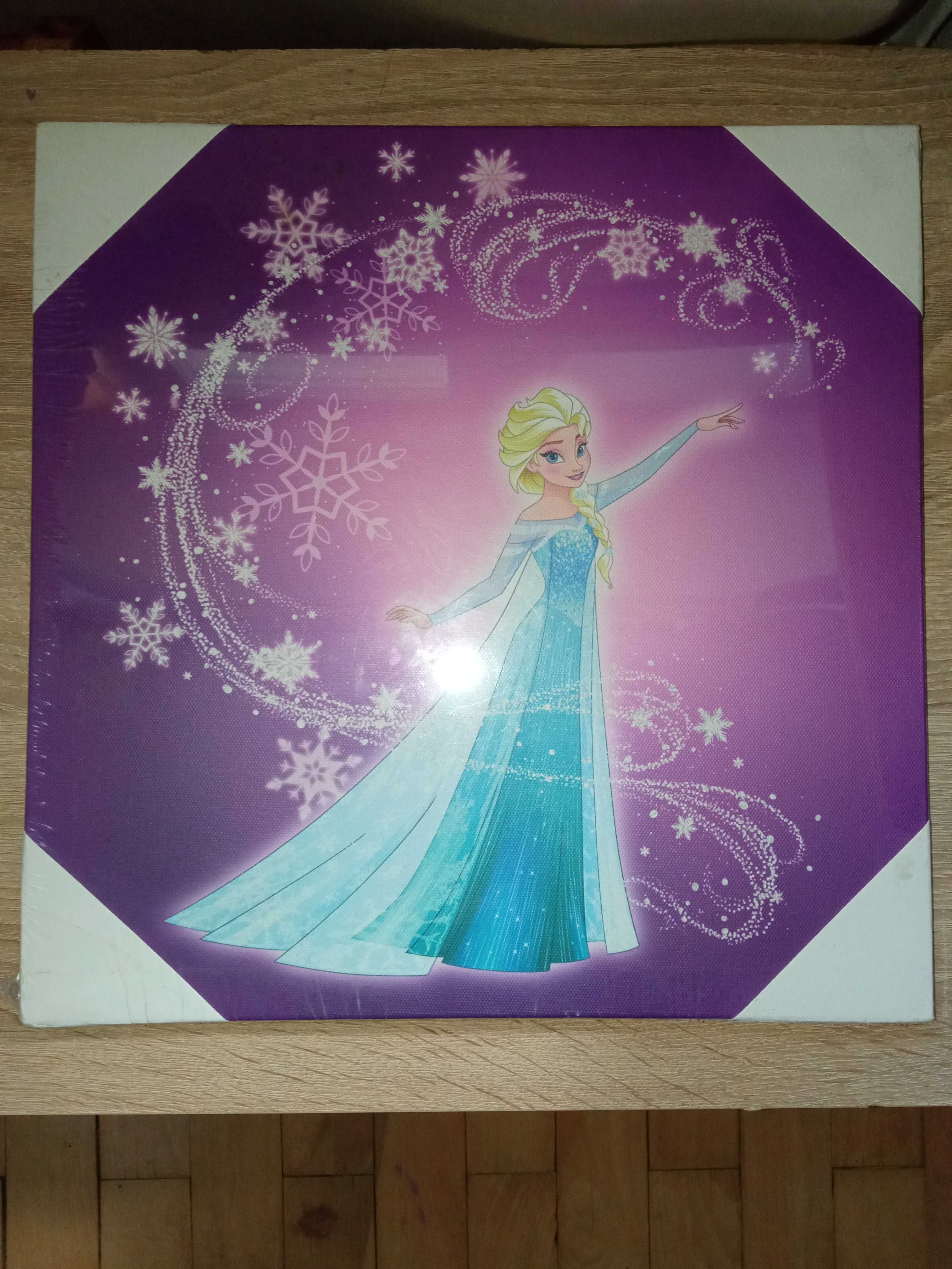Elsa kraina lodu Obrazek na ścianę Obraz na płótnie ELSA nowy 32 cm