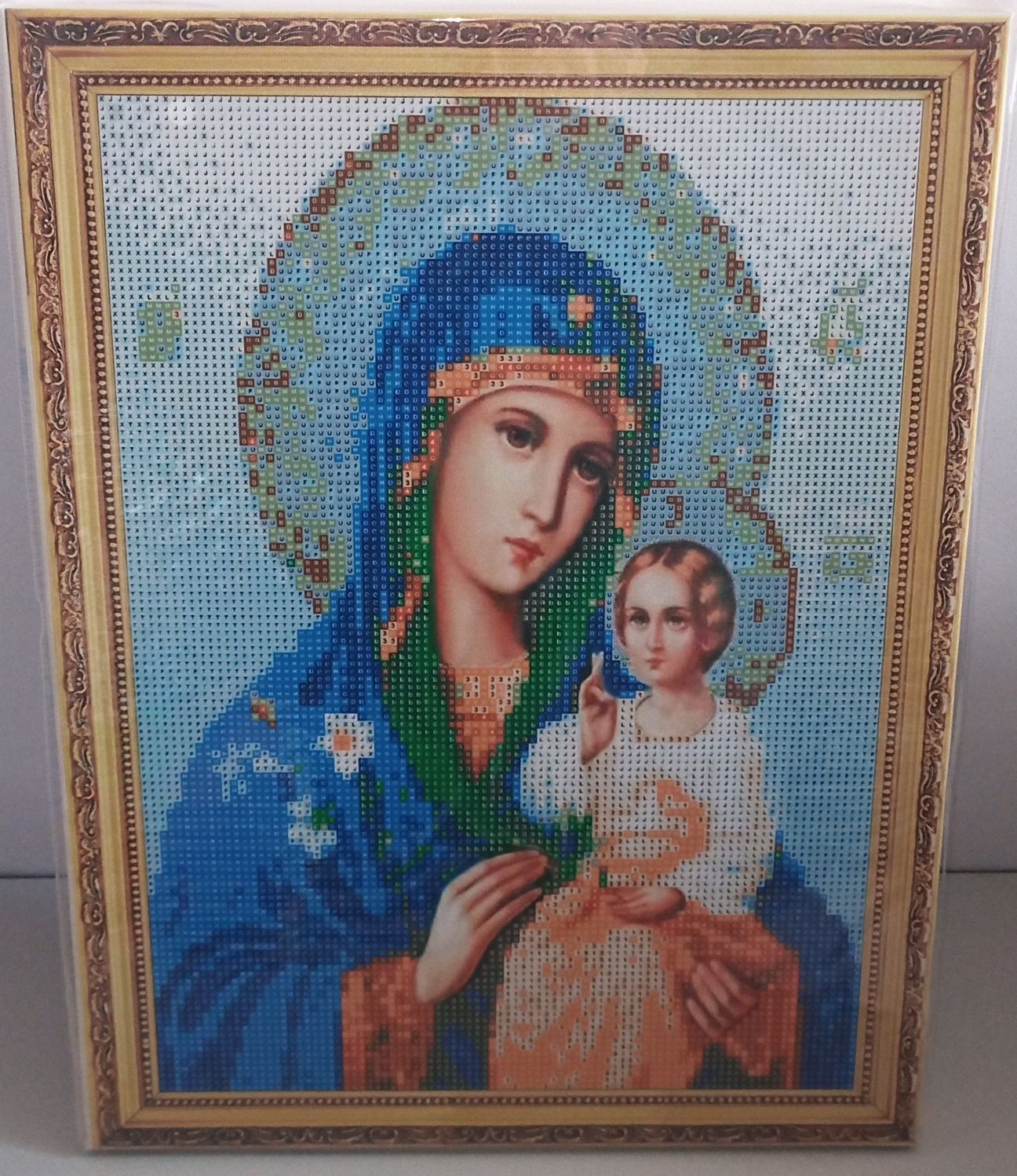 Алмазная мозаика Икона 30*40 см. На подрамнике в коробке.