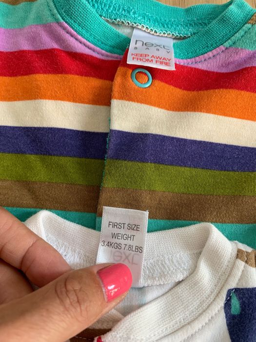 Zestaw ubranek NEXT, H&M  wcześniak