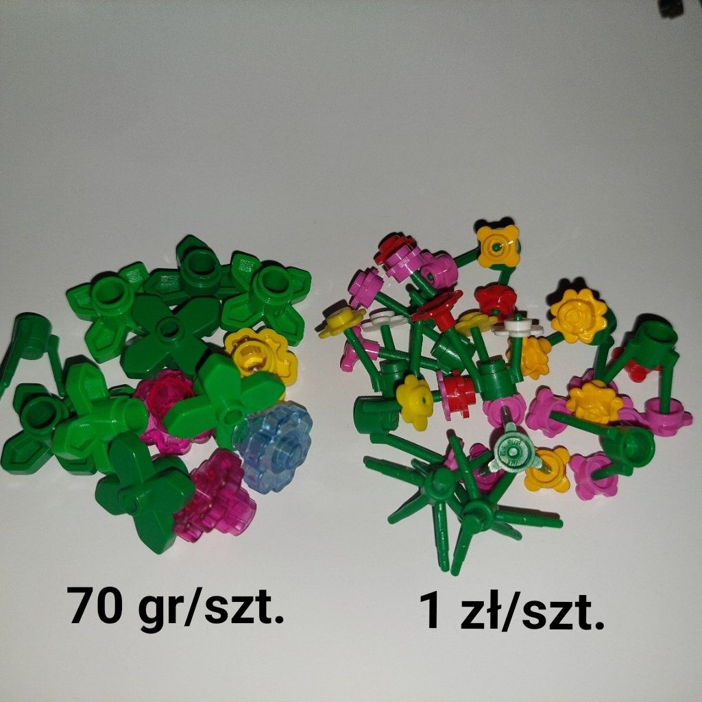 Lego rośliny, liście, Krzaczki, kwiatki