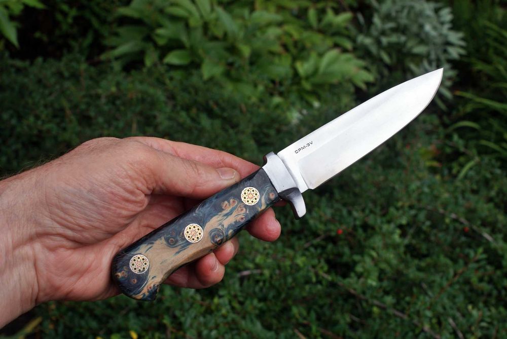 Nóż Böker stal proszkowa CPM-3V Solingen 63 HRC