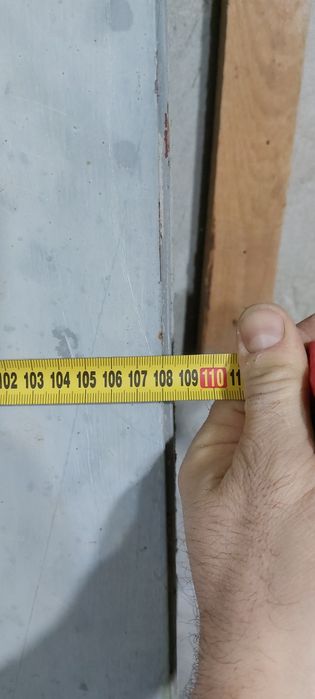 Двері металеві 213×108мм