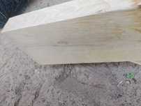 Parapet dębowy, heblowany 4 cm grubości