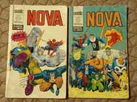 Zestaw Marvel Nova Semic France She-Hulk Silver Surfer Fantastyczna 4
