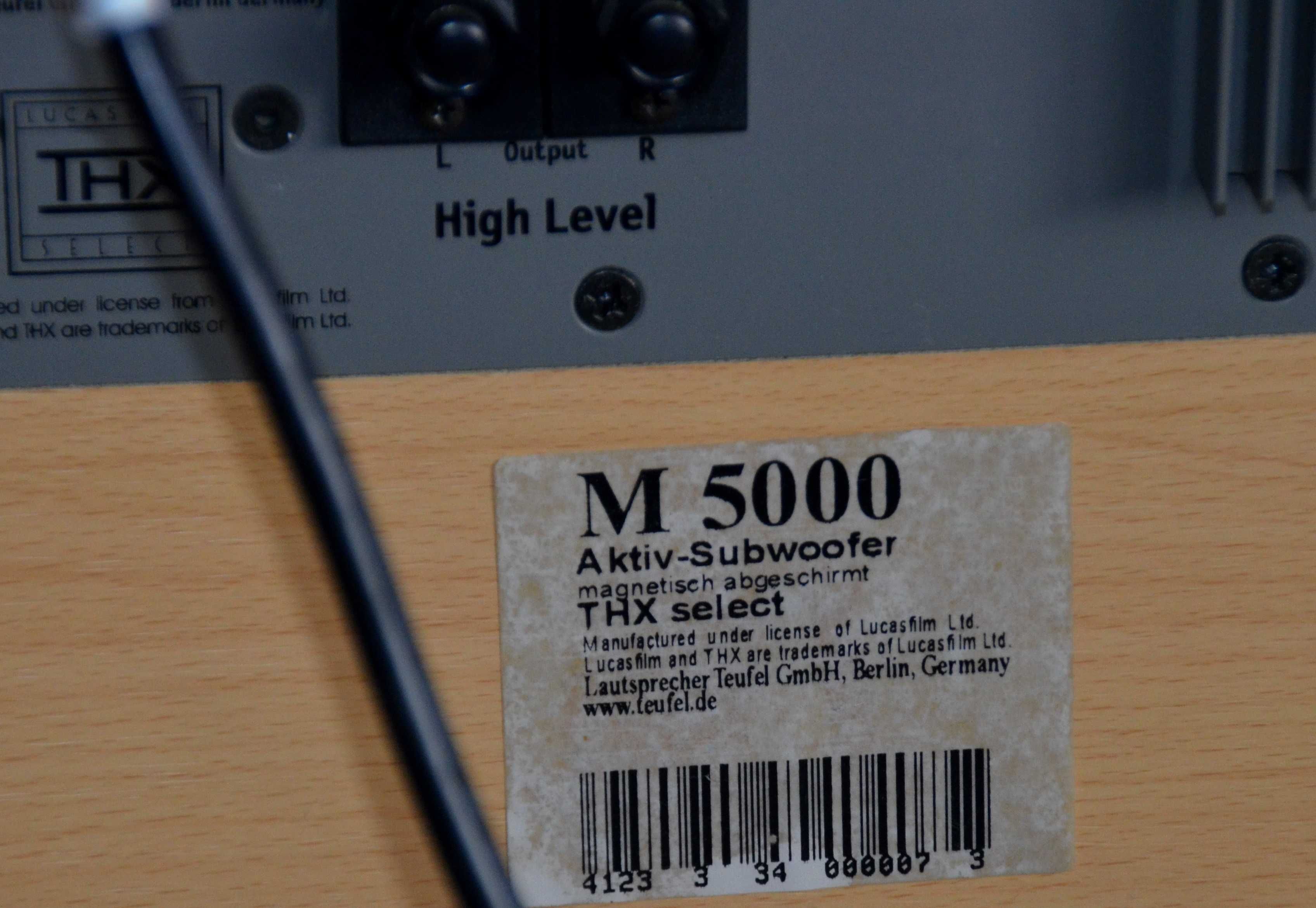 Teufel M 5000 THX Aktiv Subwoofer Potężny 38kg