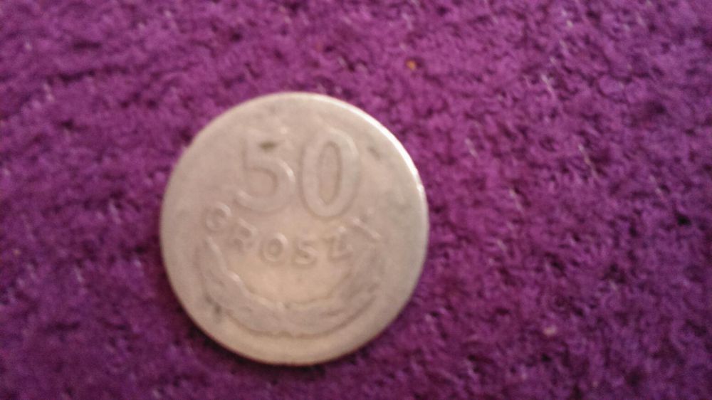 Moneta 50groszy z 1949 r