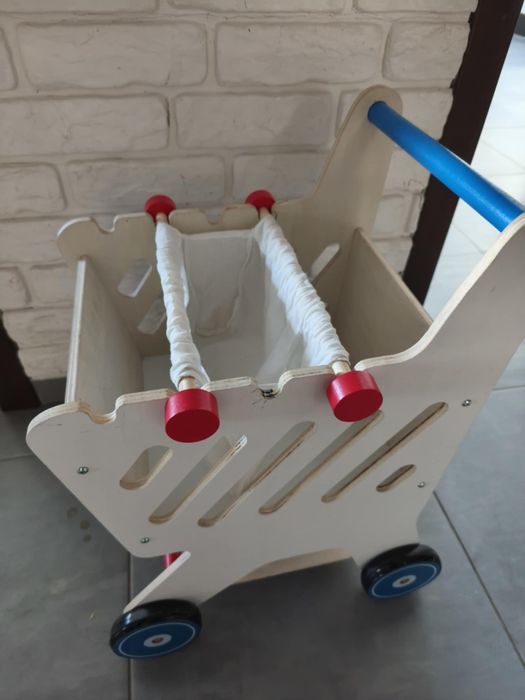 Drewniany wózek na zakupy Lidl Playtive