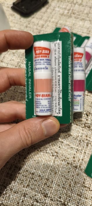 Oryginalny tajski inhalator donosowy POY-SIAN