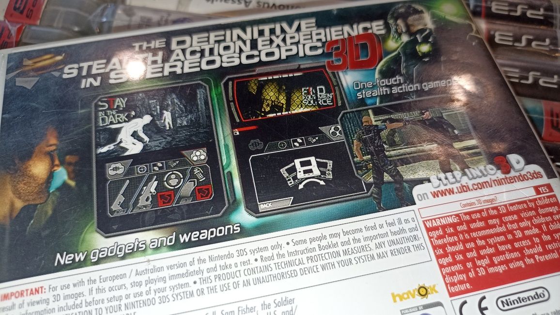 Tom Clancy's Splinter Cell Nintendo 3DS możliwa zamiana SKLEP