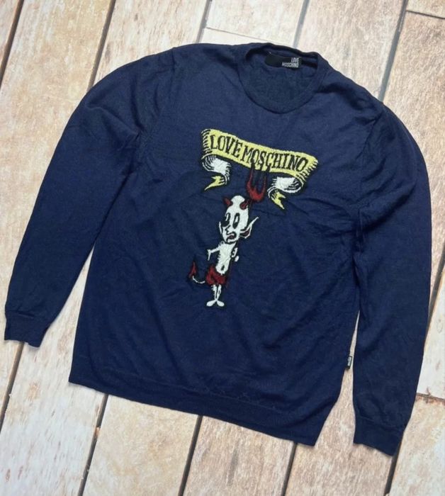Sweter wełniany Love Moschino
