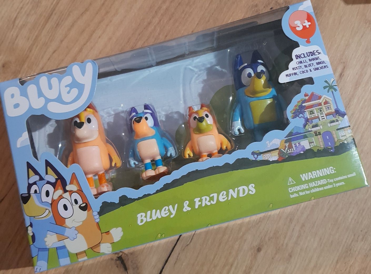 Bluey & frjends sztywne figurki