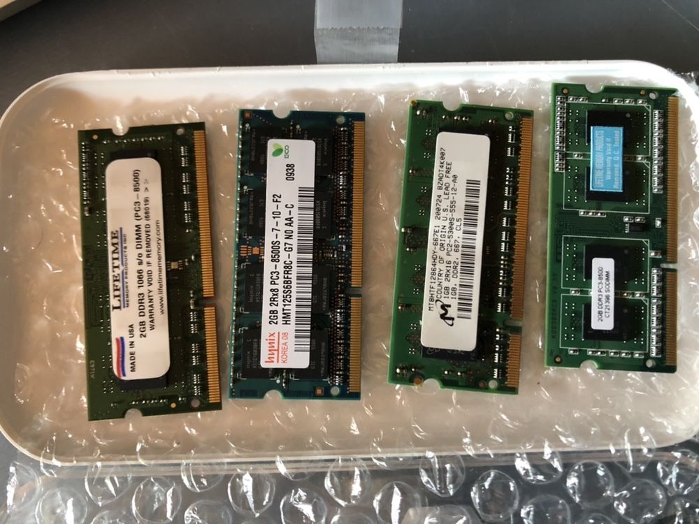 Memória RAM MacBook Pro 2Gb 2Rx8 PC3