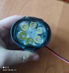 Авто мото вело фонарик, фара светодиодная