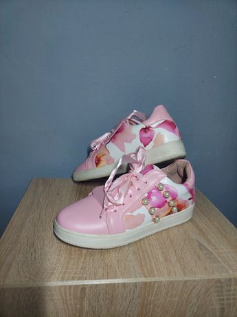 Buty trampki sportowe różowe renee 39