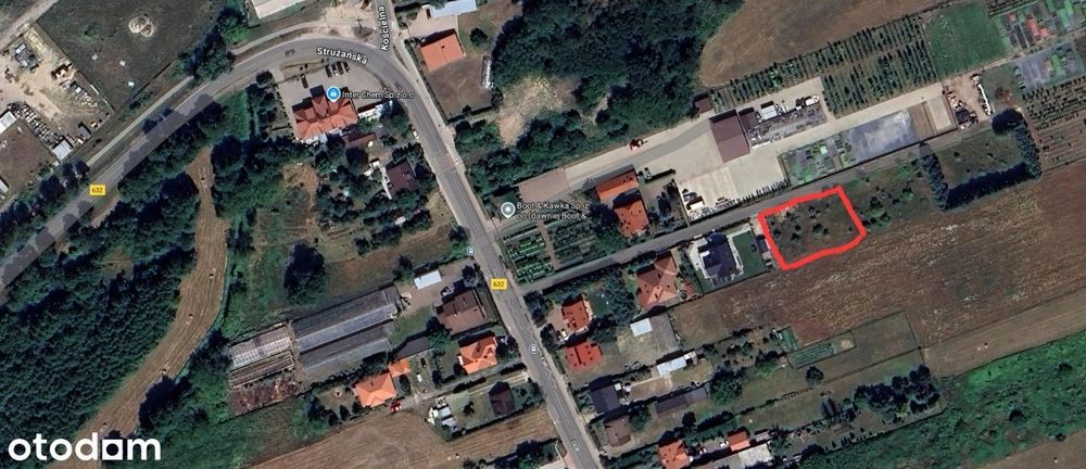 Zielona działka budowlana Gmina Nieporęt