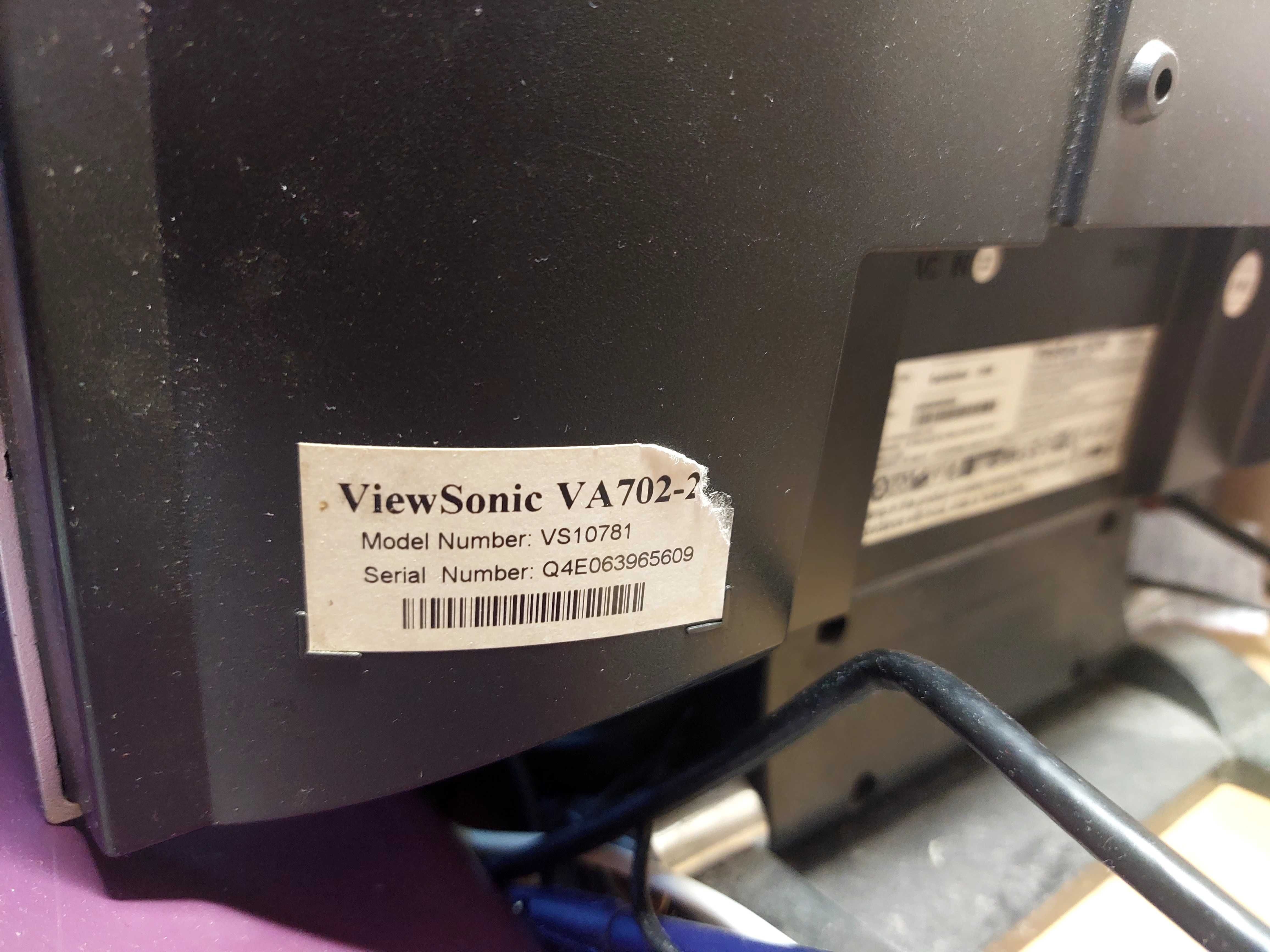 Монітор ViewSonic VA702 17