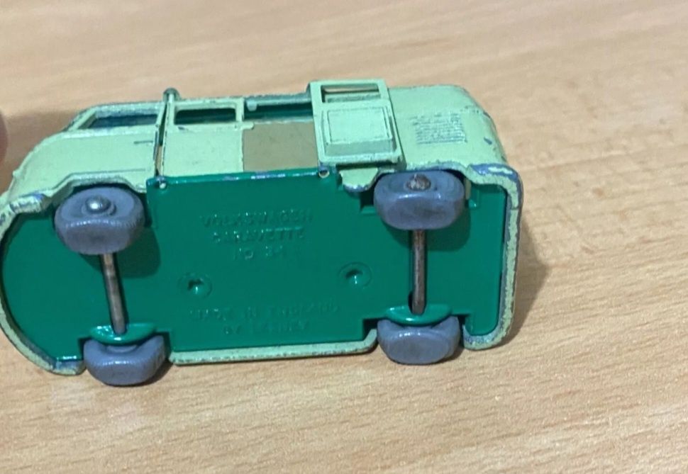 Miniatura antiga Lesney Vw Caravette