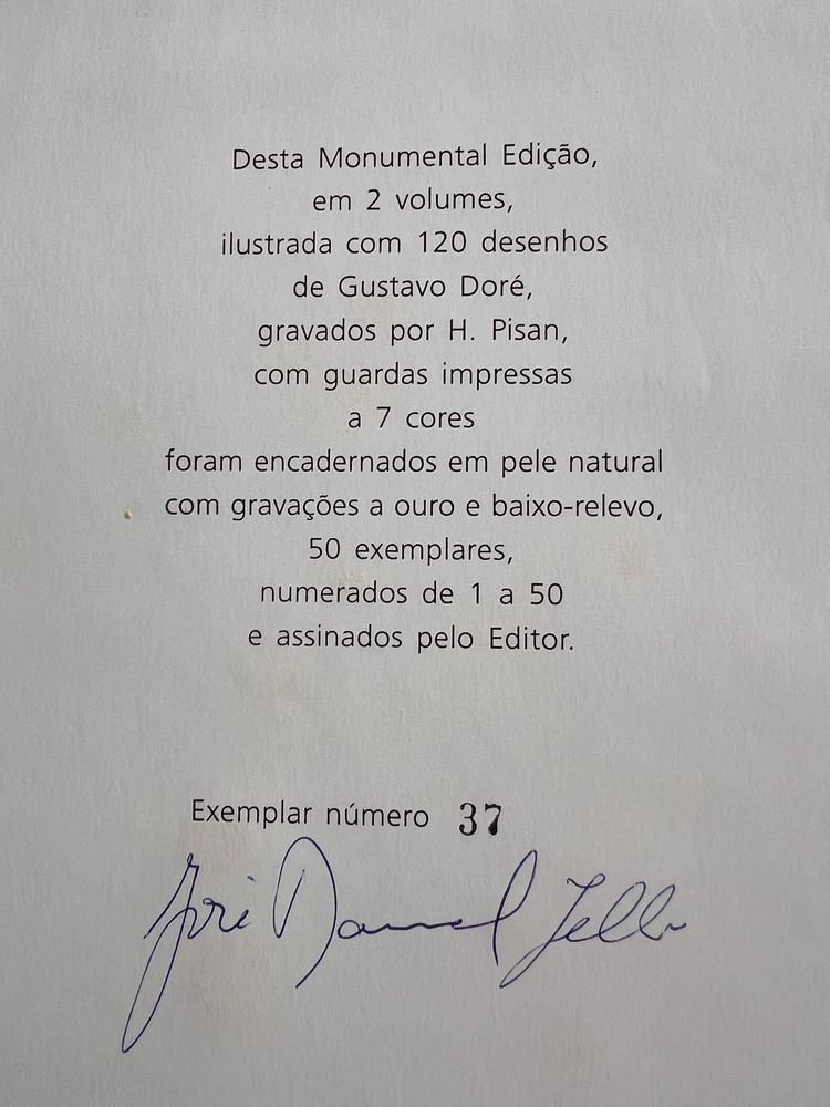 Livro Dom Quixote De La Mancha.Vol | e ||.Pele com gravações a ouro.