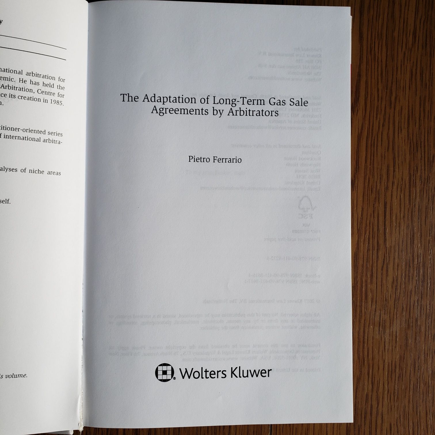 The Adaptation of Long-Term Gas Sale Agreements by Arbitrators