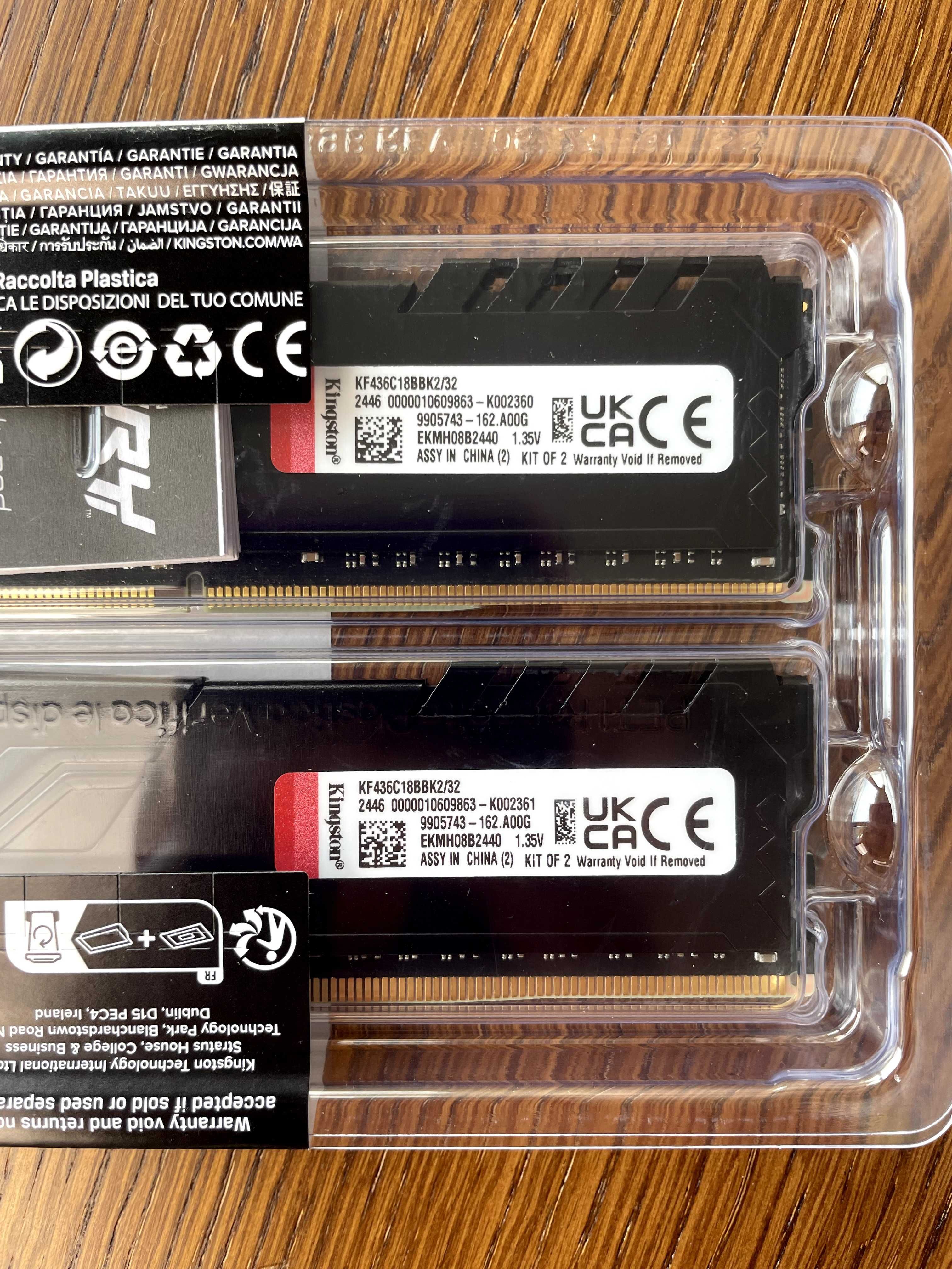 Pamięć RAM Kingston 32GB 2X16 DDR4 3600/CL18