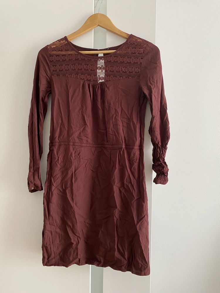 Sukienka bordowa reserved 36