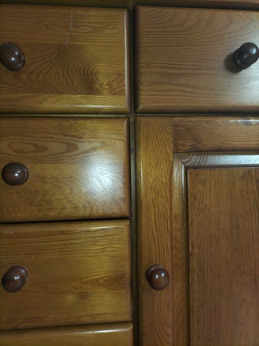 Łóżko+szafki+komoda