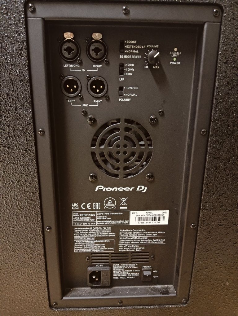 Subwoofer Activo Pioneer DJ XPRS1152S - usado