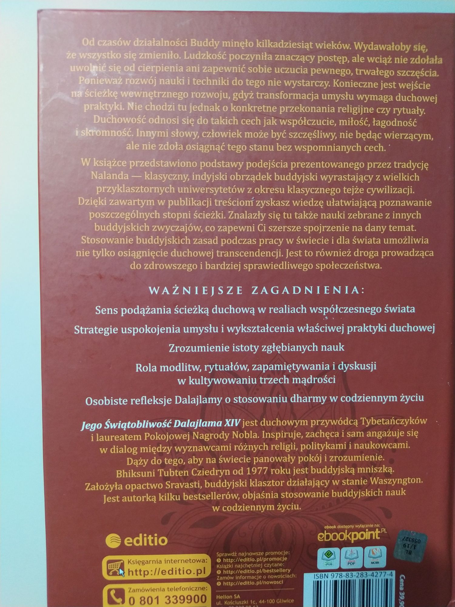 Podążaj ścieżką Buddy Dalajlama Thubten Chodron