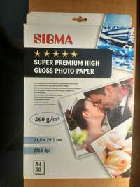 Фотопапір фотобумага super premium high gloss